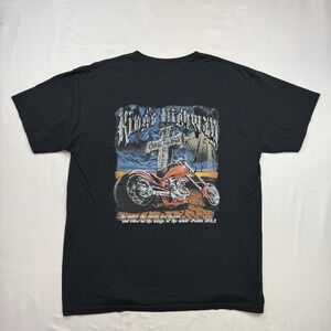 Christian Kings Highway Loyal to One God's Only Son Jesus Religious T-Shirt Sz L